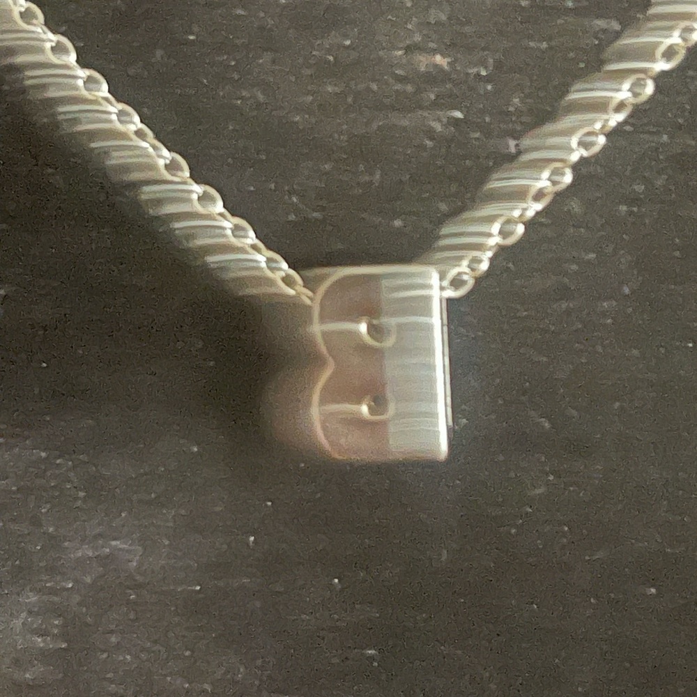 Necklace Pendant Initial (“B”) Iced-Out - Picture 4 of 4
